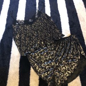 Vintage Lingerie Pyjama Set